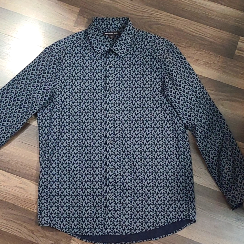 Mens Michael Kors long sleeve dress shirt